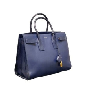 YSL Blue Sac De Jour Large Tote Bag