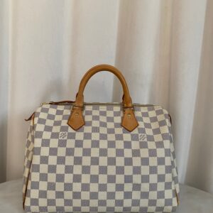 Louis Vuitton Damier Azur Speedy 30 Bag