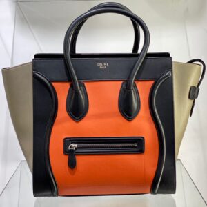 Celine Tricolor Luggage Mini Bag