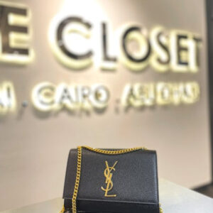 Ysl Black Kate Satchel Crossbody Bag