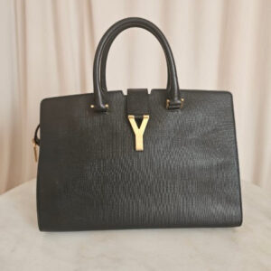 YSL Black Cabas Tote Bag