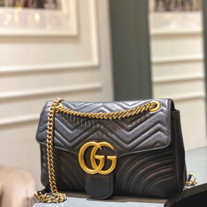 Gucci Black Marmont Medium Bag