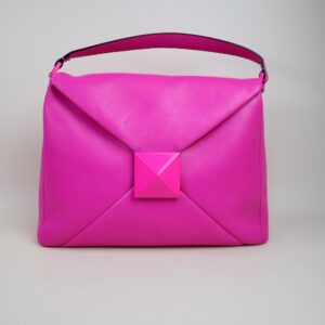 Valentino Hot Pink One Stud Tote Bag