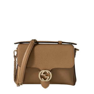 Gucci Beige Dollar Interlocking G Top Handle Bag