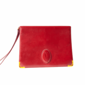 Cartier Dark Red Clutch