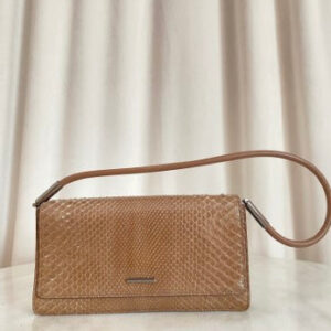 Gucci Brown Python Hobo Bag