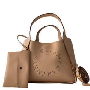 Stella Mccartney Pink Logo Tote Bag