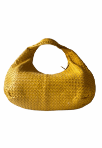 Bottega Veneta Yellow Nappa Hobo Bag