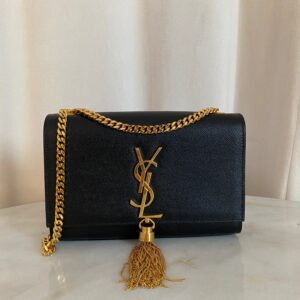 YSL Black Kate Tassel Bag