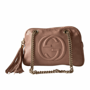 Gucci Pink Camera Soho Neiman Exclusion Double Chain Shoulder Bag