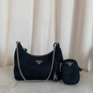 Prada Black Nylon Re-Edition 2005 Bag