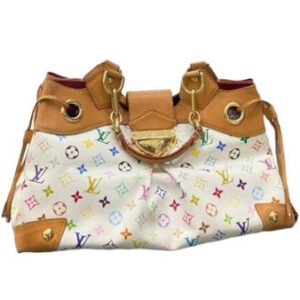 Louis Vuitton White Multicolor Monogram Ursula Bag