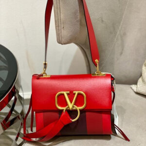 Valentino Red V Ring Shoulder Bag