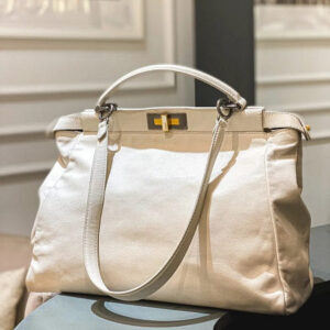Fendi Cream Peekaboo Bag