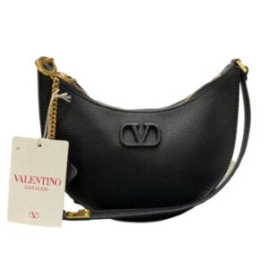Valentino Black Vlogo Mini Bag