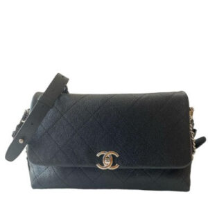 Chanel Black Braided Bag