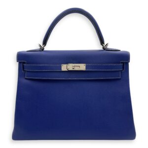 Kelly Candy 32 Blue Electric/ Blue Mykonos in Epsom, Palladium hardware