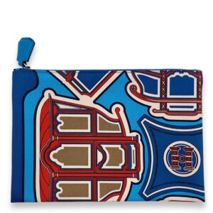 La Trousse Silky Pocket Blue Pouch