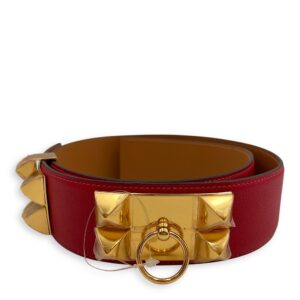 CDC 85cm Rouge Casaque in Epsom, Gold hardware