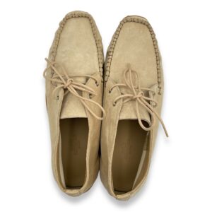 Gaetan Derby 38 Beige Palomino Loafers in Velours