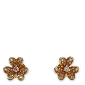 Frivole Mini Model Earrings in Rose Gold Hardware