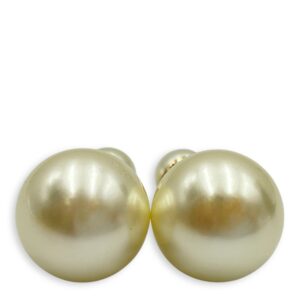 Dior Tribales Pearl Earrings in Gold Hardware