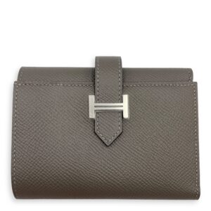 Bearn Combine Gris Meyer Wallet in Epsom, Palladium hardware