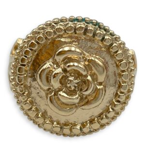 Vintage CC Camellia U.S 7 Gold Hardware Ring
