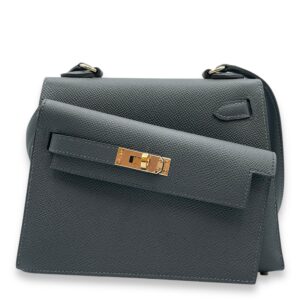 Kelly Desordre 20 Gris Misty in Epsom, Permabrass hardware