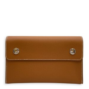 Hermesnap Gold Wallet in Epsom, Palladium hardware