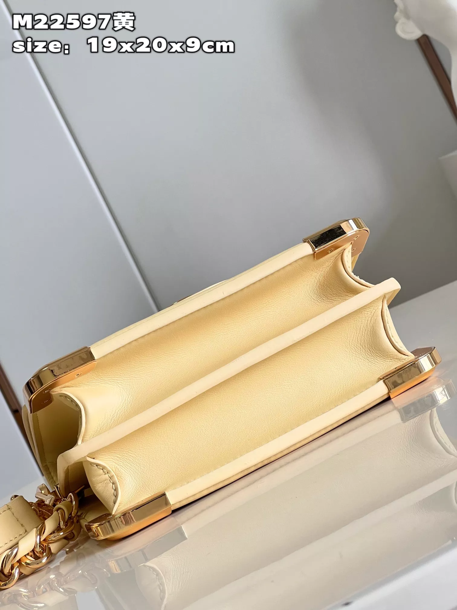 LV MM Dauphine Yellow Bag - ReplicaBags.is - Image 5