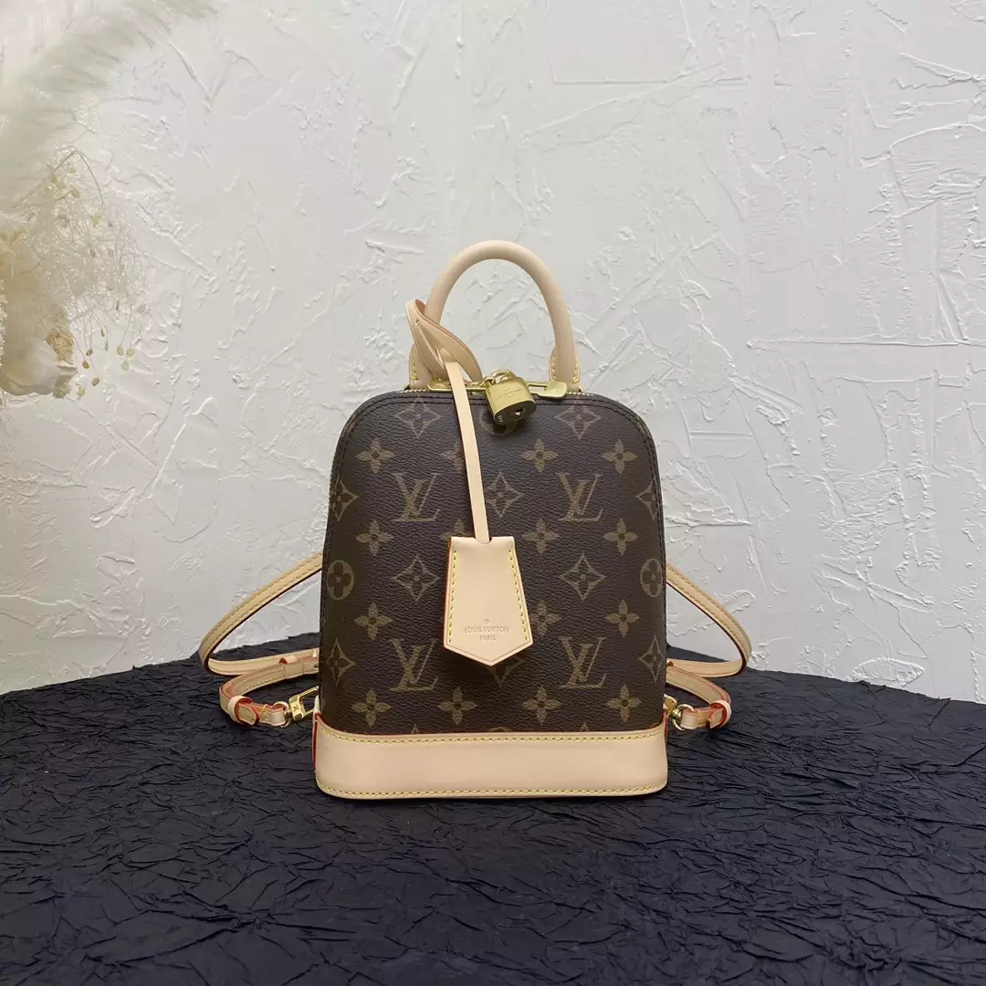 Alma Backpack Monogram Coated Canvas - Repbags.ru - Image 3