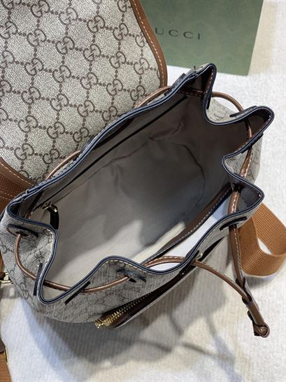 Backpack with Interlocking G Beige and ebony - GB069 - Image 9