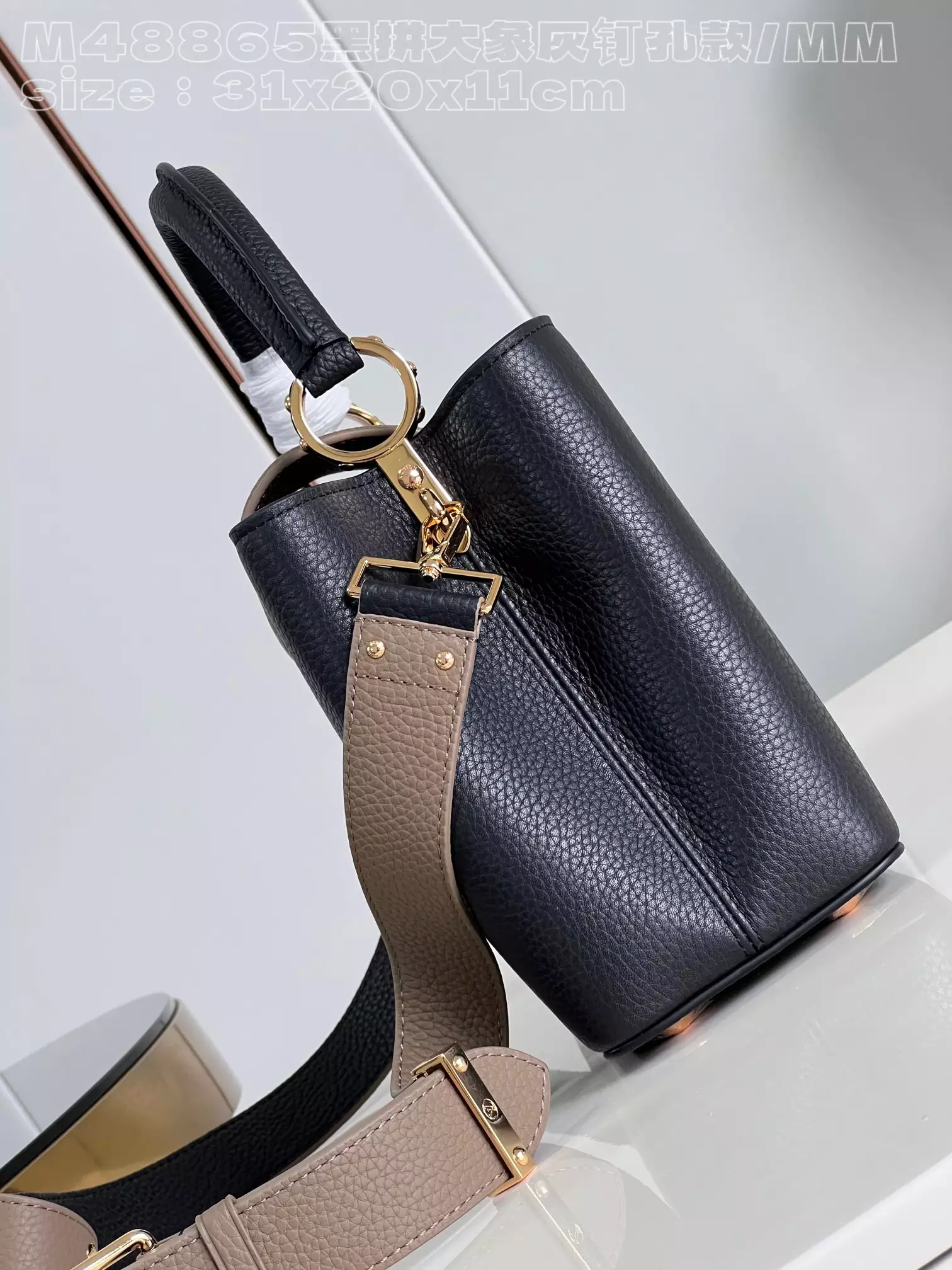 Capucines MM Capucines Black/Fusain - Repbags.ru - Image 8