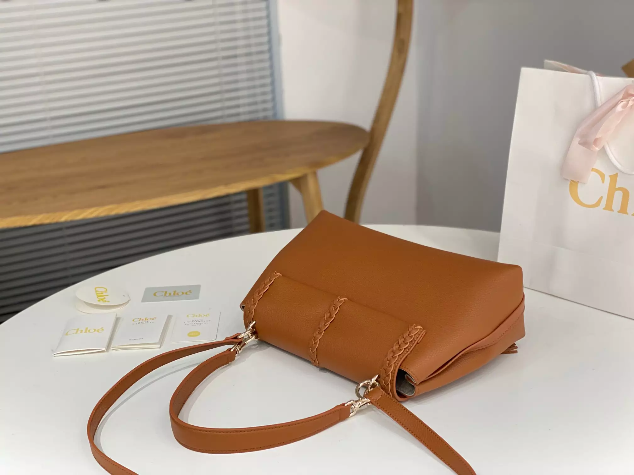 Chloé Penelope Medium Caramel Leather - Repbags.ru - Image 7