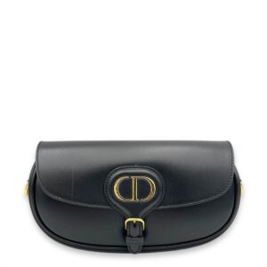 Bobby East West Crossbody bag in Calfskin, Gold Hardware