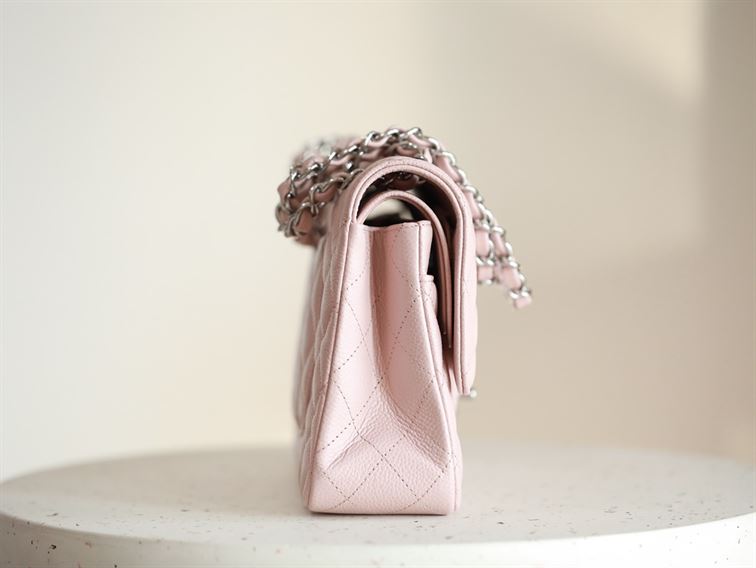 Classic Medium Double Flap Rose Clair - Image 9