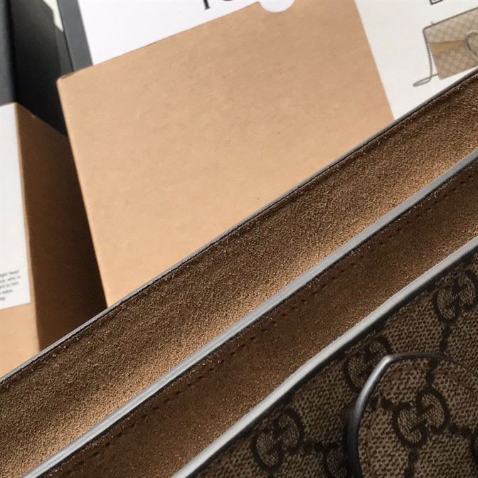 Dionysus GG small shoulder bag with taupe - Image 5