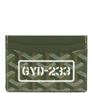 Goyard Goyardine Canvas Khaki Saint-Sulpice Card Wallet