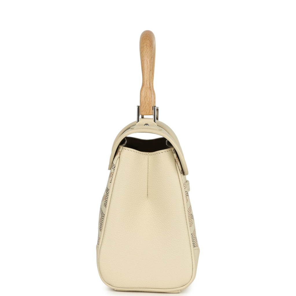 Goyard Goyardine Canvas Sand Soft Saigon Mini Palladium Hardware - Image 4