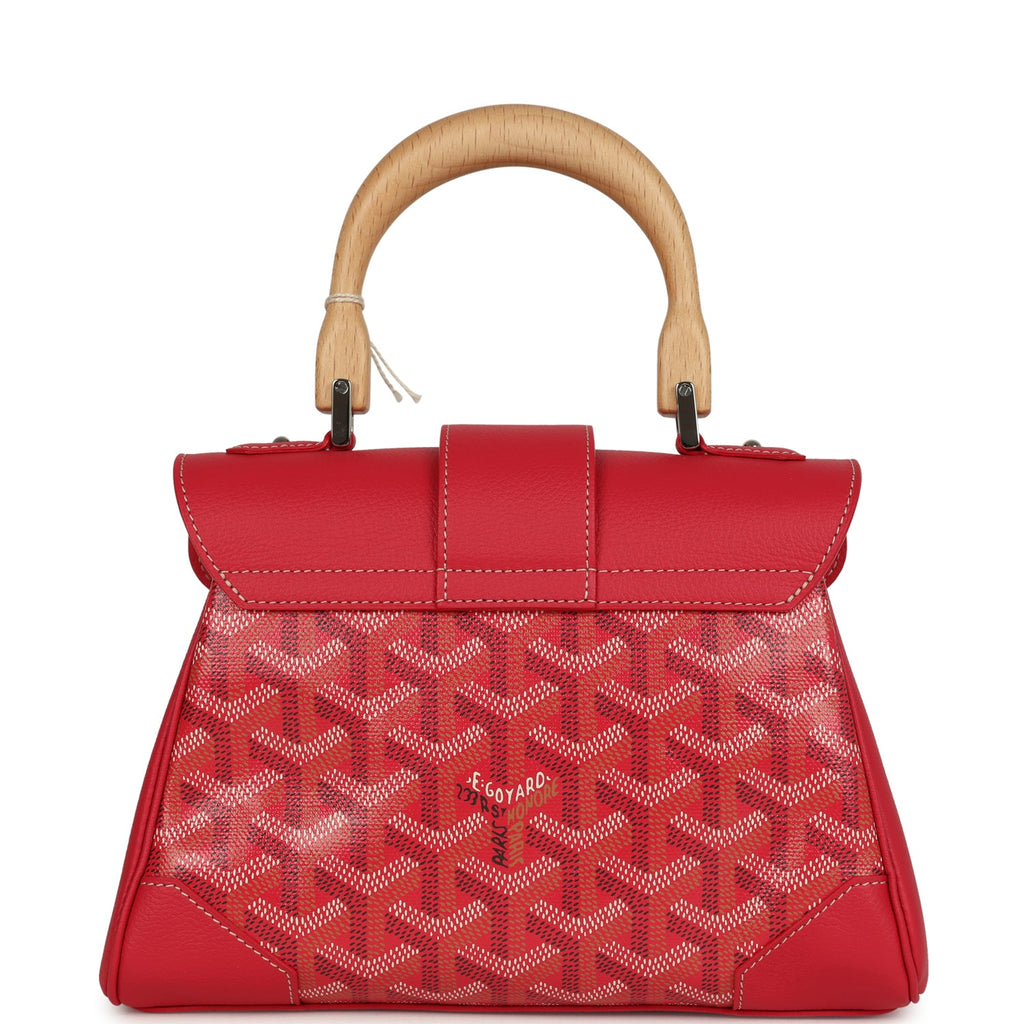 Goyard Goyardine Canvas Fuchsia Soft Saigon Mini Palladium Hardware - Image 5