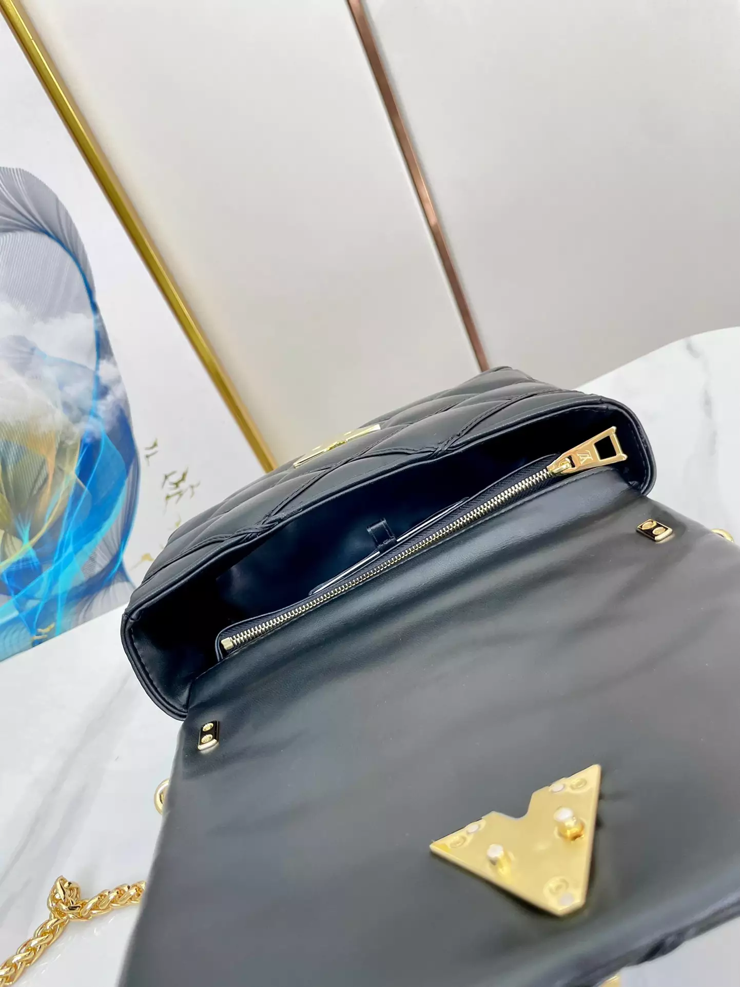 GO-14 MM Malletage Blue Marine Leather - Repbags.ru - Image 8