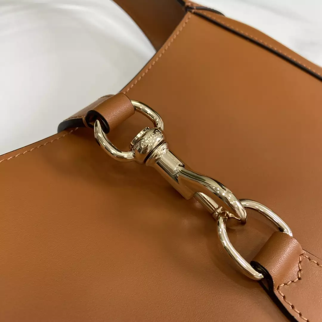 Gucci Jackie Small Shoulder Bag Brown Leather - Repbags.ru - Image 5