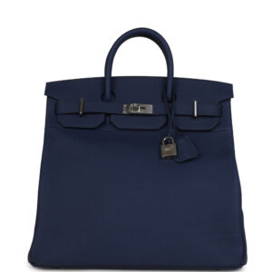 Hermes HAC Birkin 40 Bleu Saphir Togo Palladium Hardware