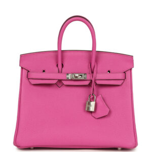 Hermes Birkin 25 Magnolia Togo Palladium Hardware