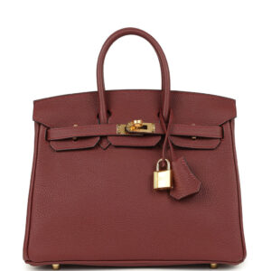 Hermes Birkin 25 Rouge H Togo Gold Hardware