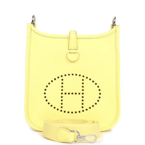 Hermes Evelyne TPM Limoncello Clemence Palladium Hardware