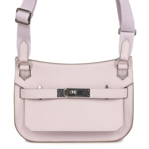 Hermes Jypsiere Mini Mauve Pale Verso Evercolor Palladium Hardware