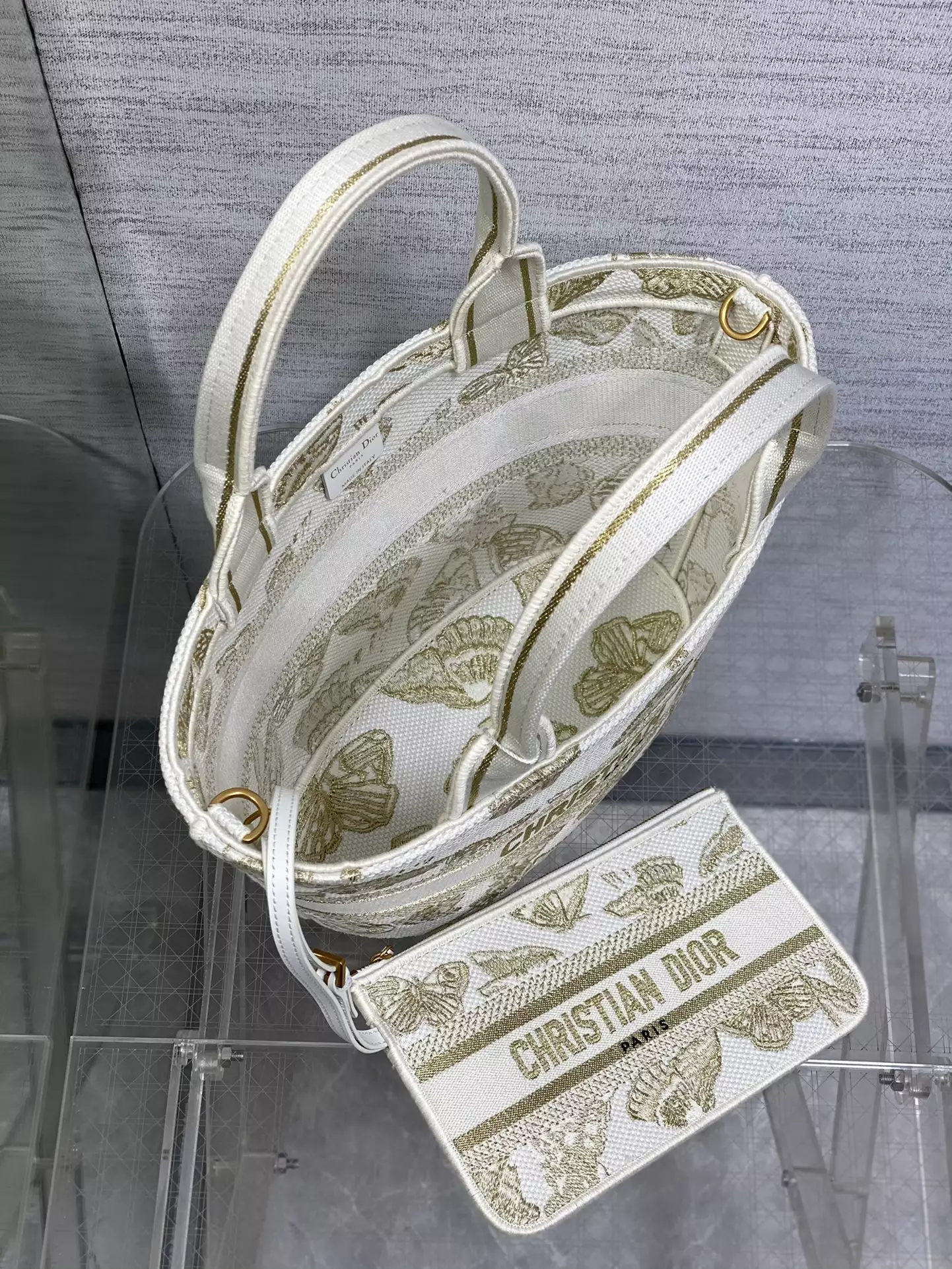 Hat Basket Bag Gradient Butterflies Embroidery - Repbags.ru - Image 7