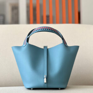 Picotin Lock 22 Epsom Bleu du Nord(P3) Palladium Hardware